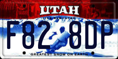 UT license plate F828DP