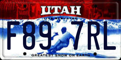 UT license plate F897RL