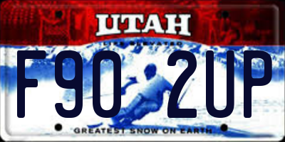 UT license plate F902UP