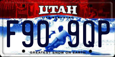 UT license plate F909QP