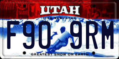 UT license plate F909RM