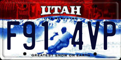 UT license plate F914VP