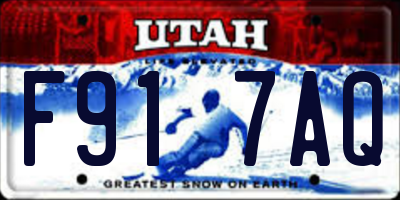 UT license plate F917AQ