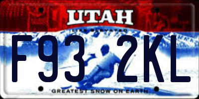 UT license plate F932KL