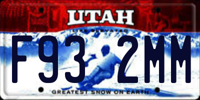 UT license plate F932MM