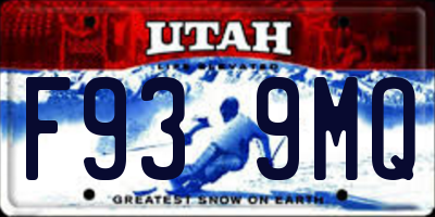 UT license plate F939MQ