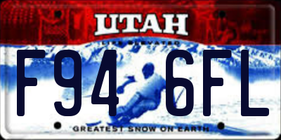 UT license plate F946FL