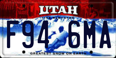 UT license plate F946MA