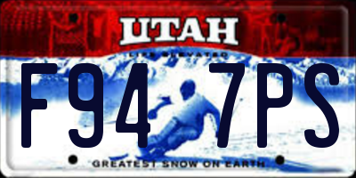 UT license plate F947PS
