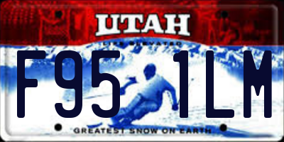 UT license plate F951LM