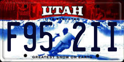 UT license plate F952II
