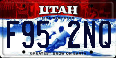 UT license plate F952NQ