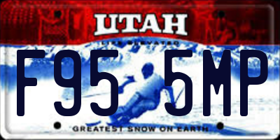 UT license plate F955MP
