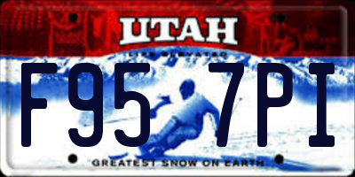 UT license plate F957PI