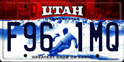 UT license plate F961MQ