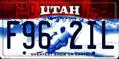 UT license plate F962IL