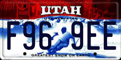UT license plate F969EE