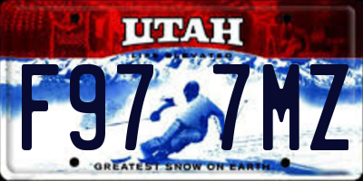 UT license plate F977MZ