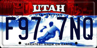 UT license plate F977NQ