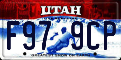 UT license plate F979CP