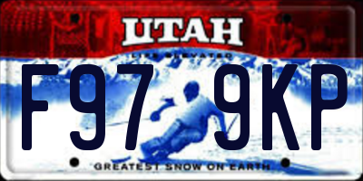 UT license plate F979KP