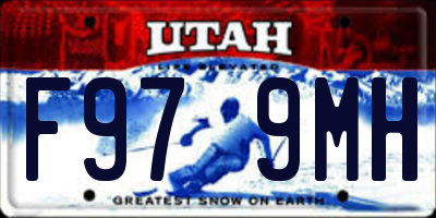 UT license plate F979MH
