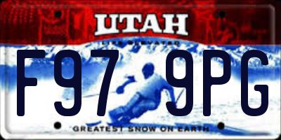 UT license plate F979PG