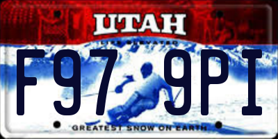 UT license plate F979PI