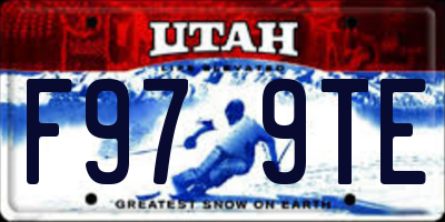 UT license plate F979TE