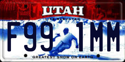 UT license plate F991MM