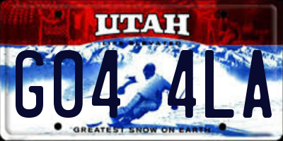 UT license plate G044LA