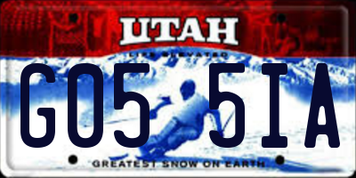 UT license plate G055IA