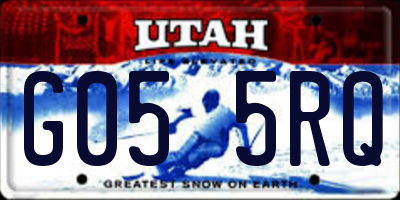 UT license plate G055RQ