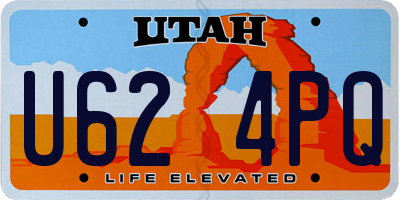 UT license plate U624PQ