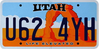 UT license plate U624YH
