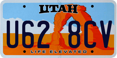 UT license plate U628CV