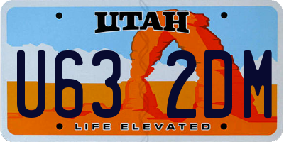 UT license plate U632DM