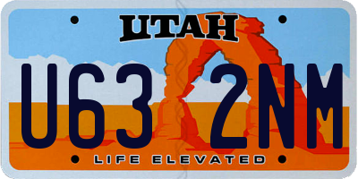 UT license plate U632NM
