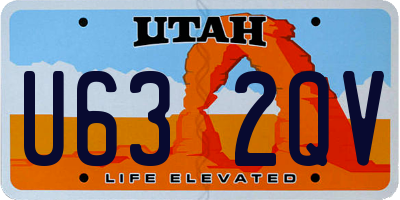 UT license plate U632QV
