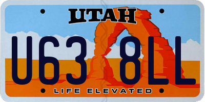 UT license plate U638LL