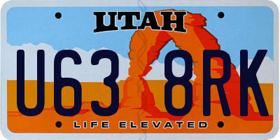 UT license plate U638RK