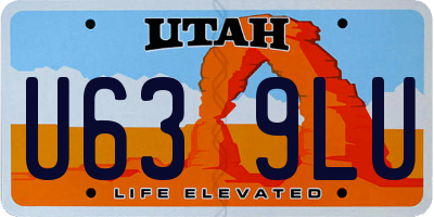 UT license plate U639LU