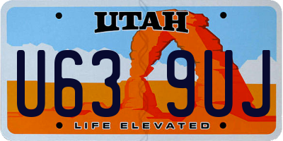 UT license plate U639UJ