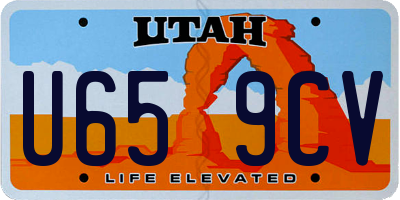 UT license plate U659CV
