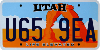 UT license plate U659EA