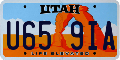 UT license plate U659IA
