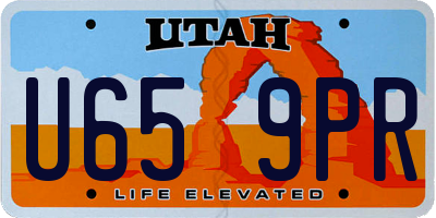 UT license plate U659PR