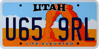 UT license plate U659RL