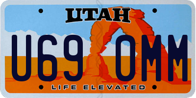 UT license plate U690MM