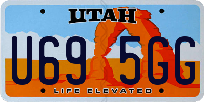 UT license plate U695GG